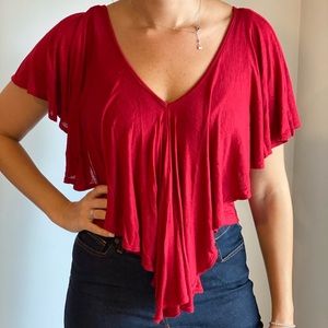 Red High Low Top size Medium